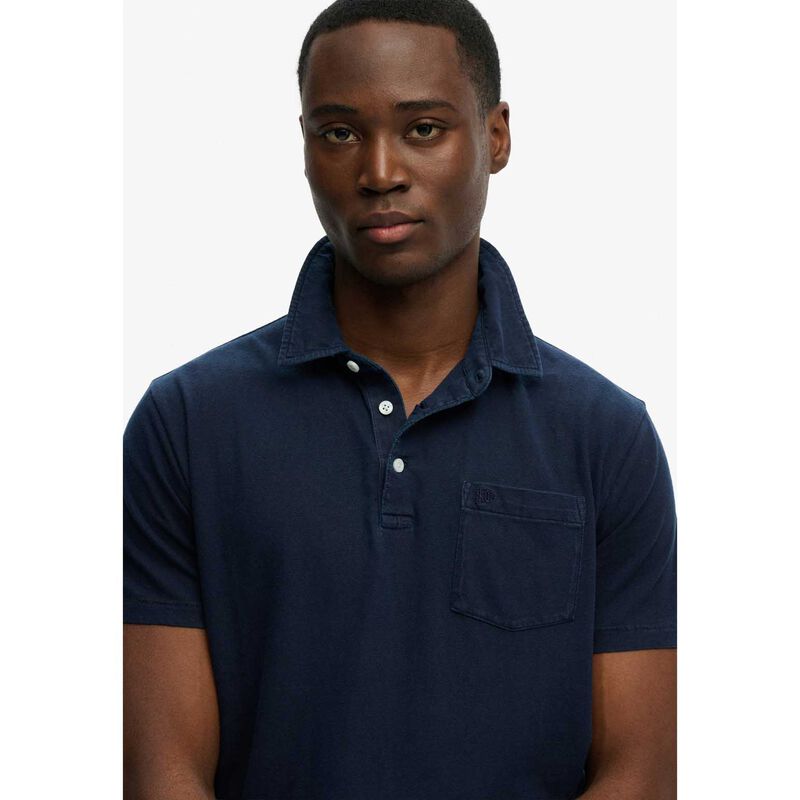 Superdry Classic Cotton Linen Polo image number 2